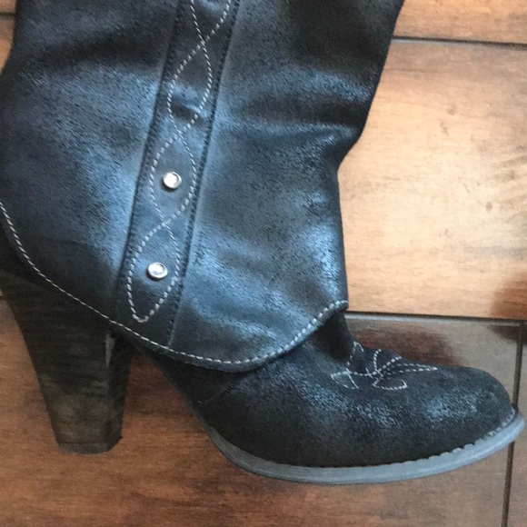 Buckle leather boots - Picture 3 of 8